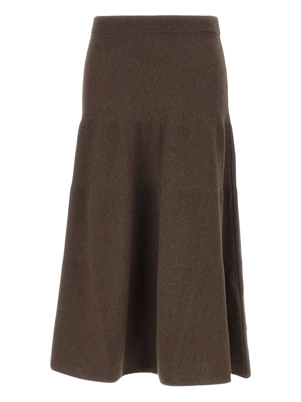 Marella elastic-waistband ruffled skirt | Brown | Image 1