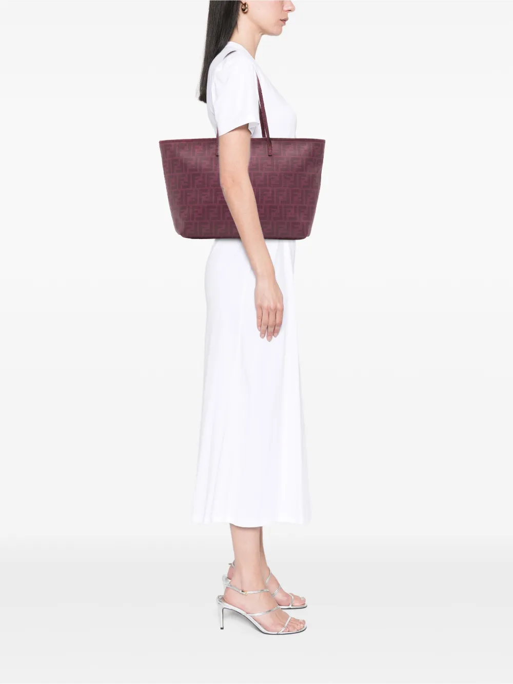 Fendi Pre-Owned 2010-2025 Zucca Coated Canvas 1974 Shopping tote bag | Pre-Owned | Image 2