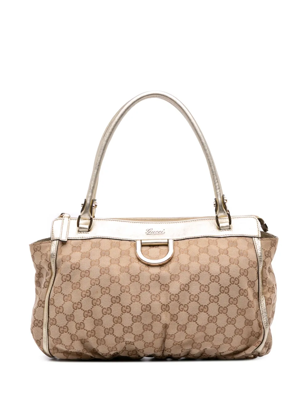 Gucci Pre-Owned 2016-2025 GG Canvas Abbey D Ring tote bag - ブラウン Gucci Pre-Owned 2016-2025 GG Canvas Abbey D Ring tote bag - ブラウン