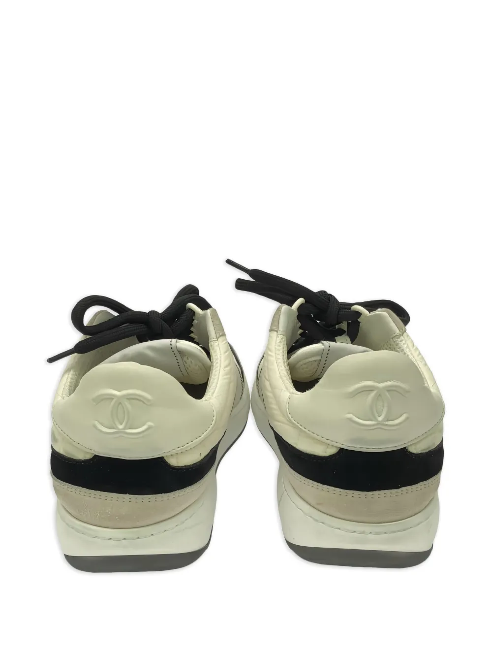 CHANEL Pre-Owned Gewatteerde sneakers - Wit