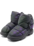 Burberry Pre-Owned Check Pillow quilted boots - Black