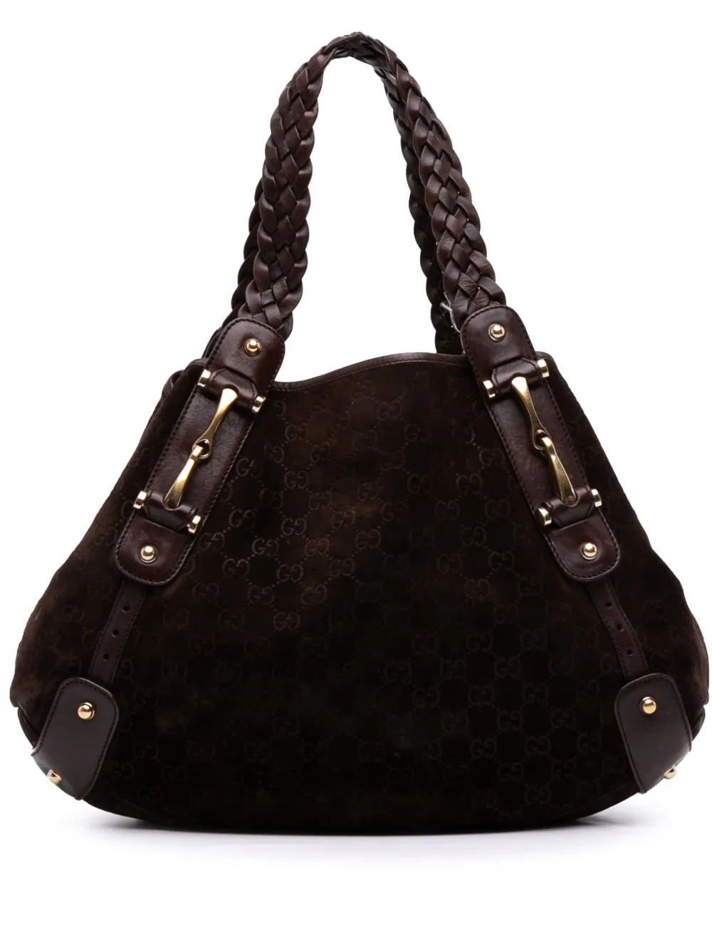 Gucci Pre-Owned 2000-2015 Medium Guccissima Suede Pelham shoulder bag Gucci Pre-Owned 2000-2015 Medium Guccissima Suede Pelham shoulder bag
