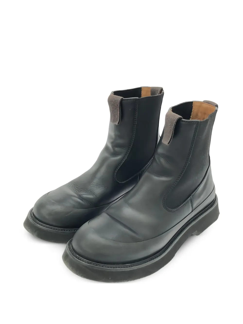 Celine Pre-Owned Leren Chelsea laarzen - Zwart