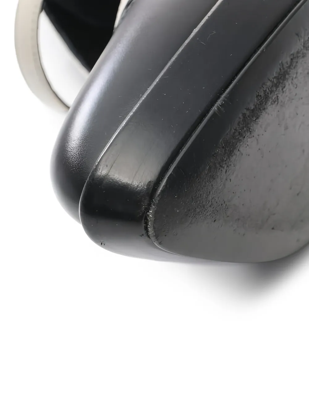 Pre-owned Dior 100mm Specta Leather Pumps In Black
