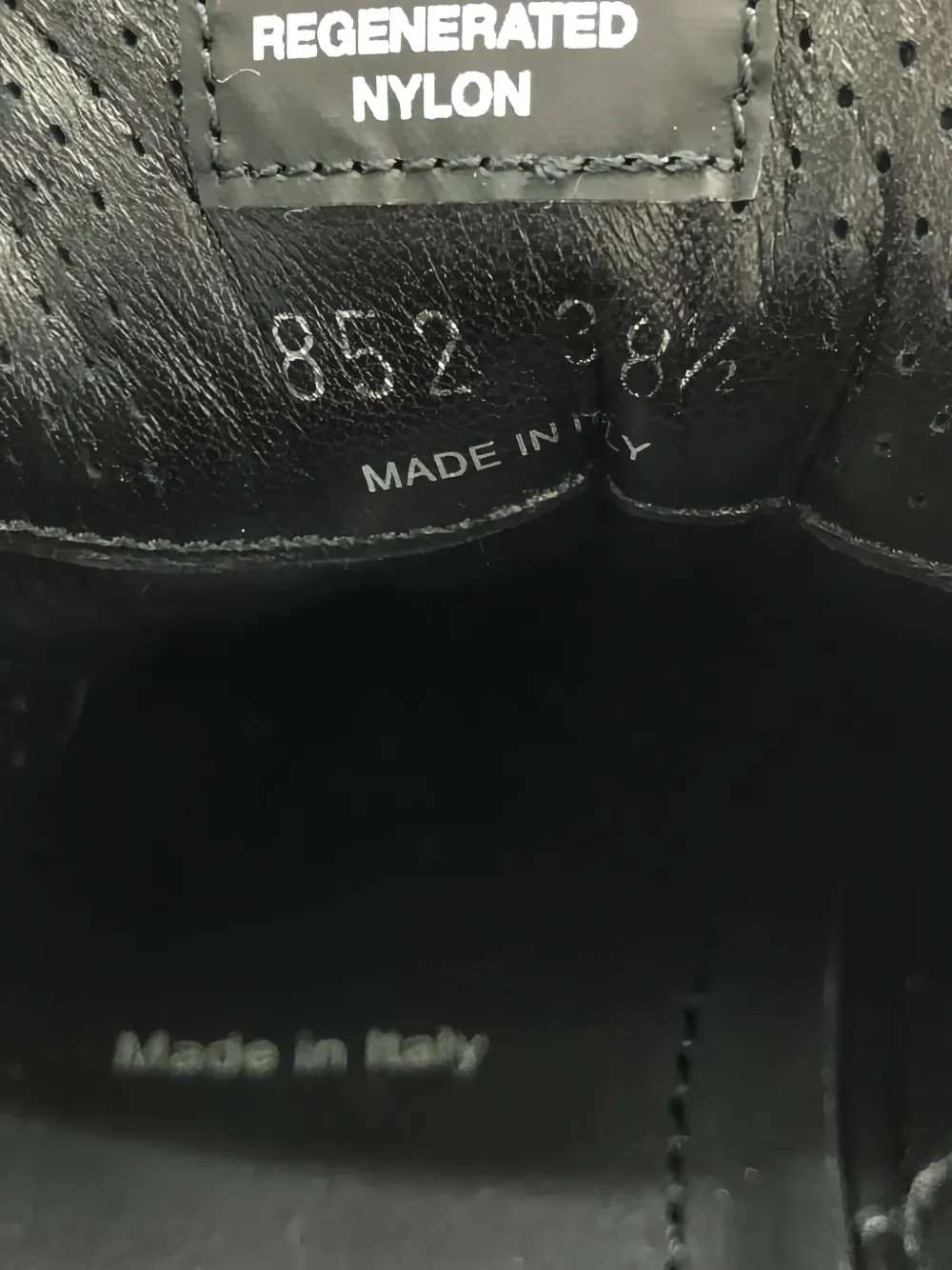 Pre-owned Prada Quilted Nylon Sneakers In Black