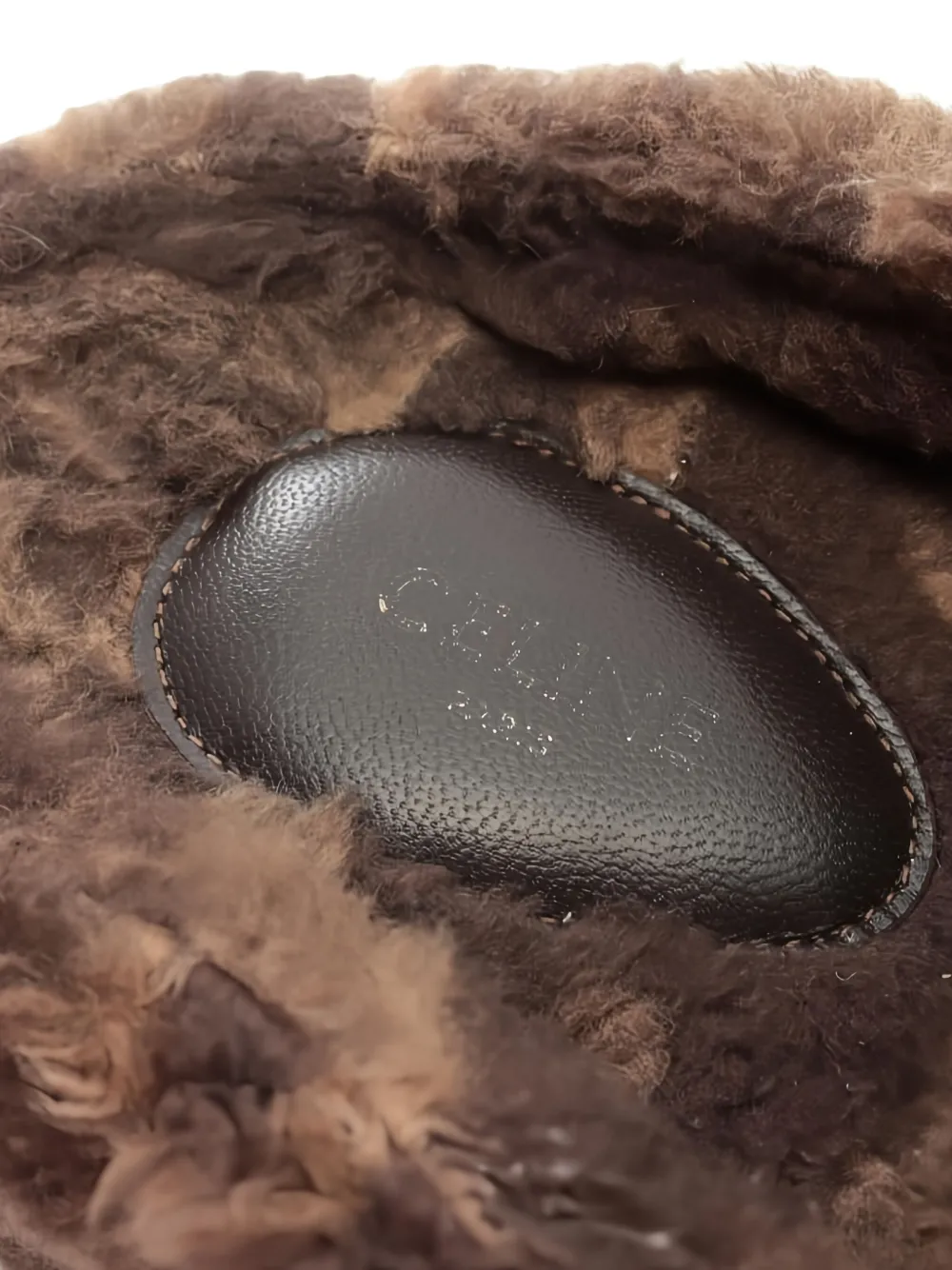 CELINE Pre-owned Triomphe Sandals In Brown