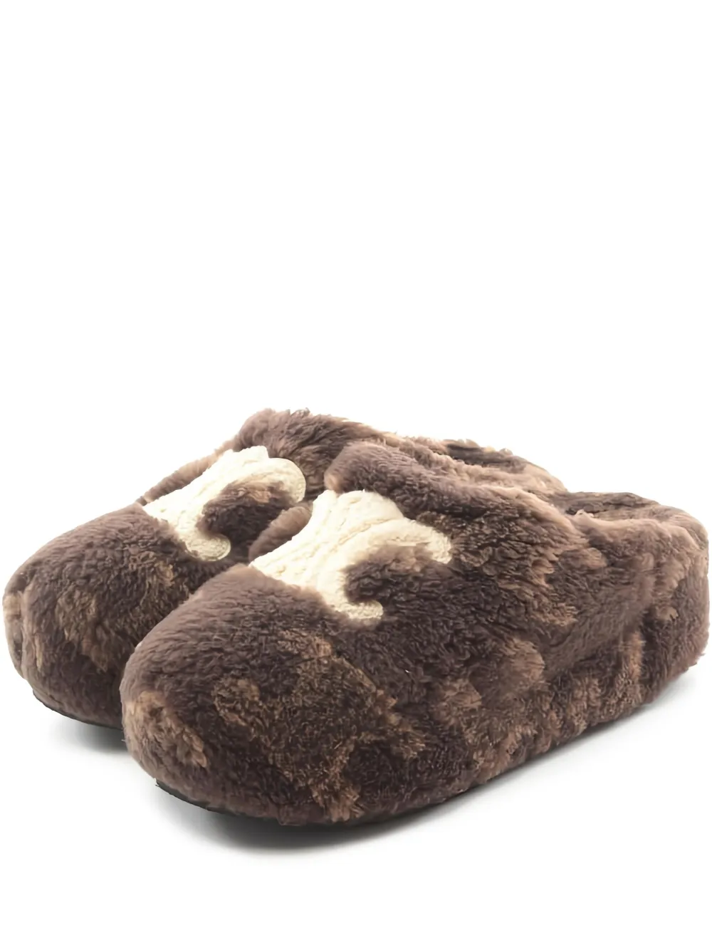 Celine Pre-Owned Triomphe sandals | Brown | Image 1