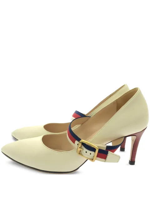 Gucci Pre-Owned حذاء جلد بكعب 70 ملم