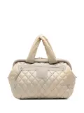 CHANEL Pre-Owned 2009-2010 Medium Nylon Coco Cocoon Bowling Bag tote bag - Brown