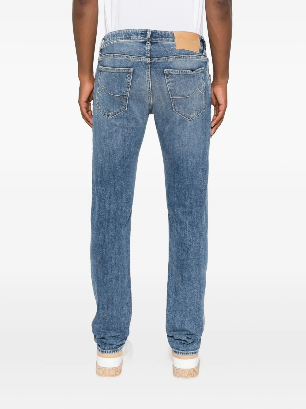 Jacob Cohën Katoenen jeans Blauw