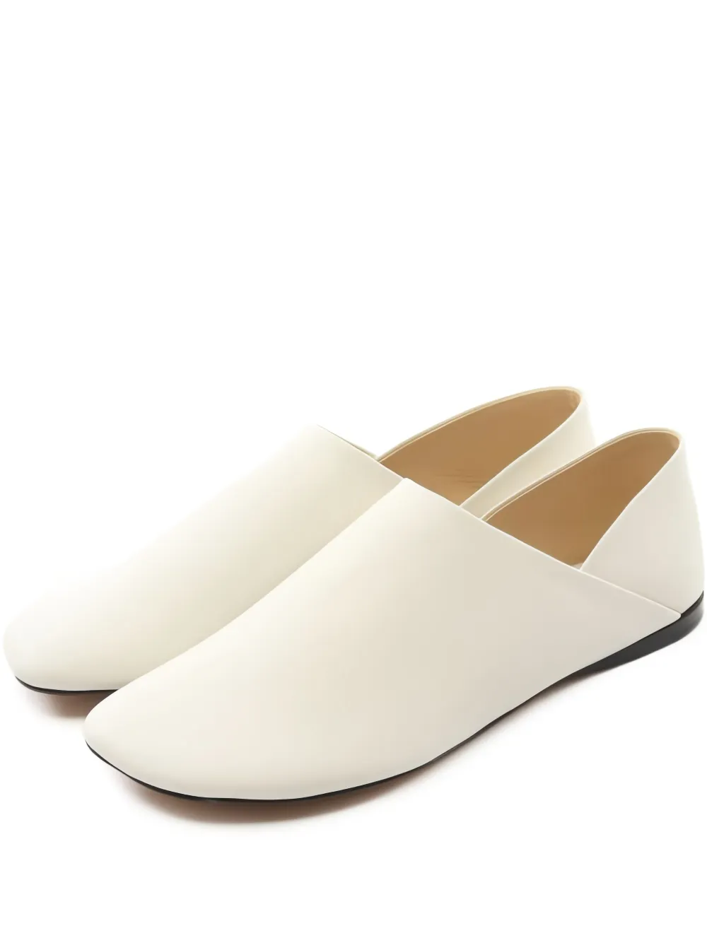 Loewe Pre-Owned Toy slip-on leather loafers | White | Image 1