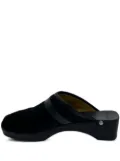 Hermès Pre-Owned slip-on leather clogs - Black