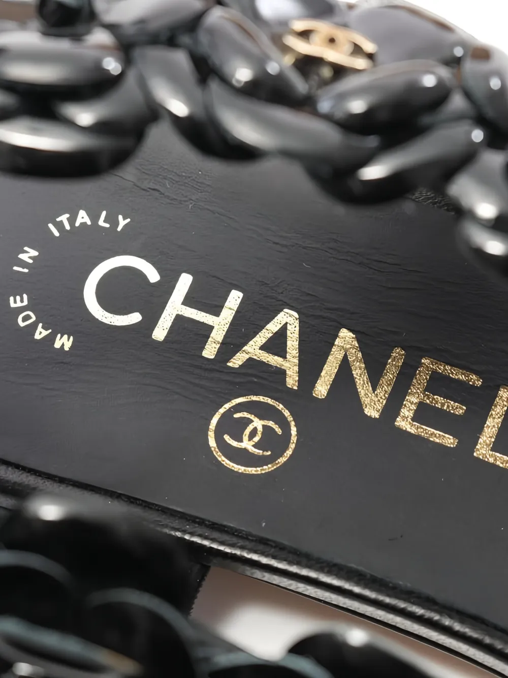 Camillia-Embellished Flat Sandals