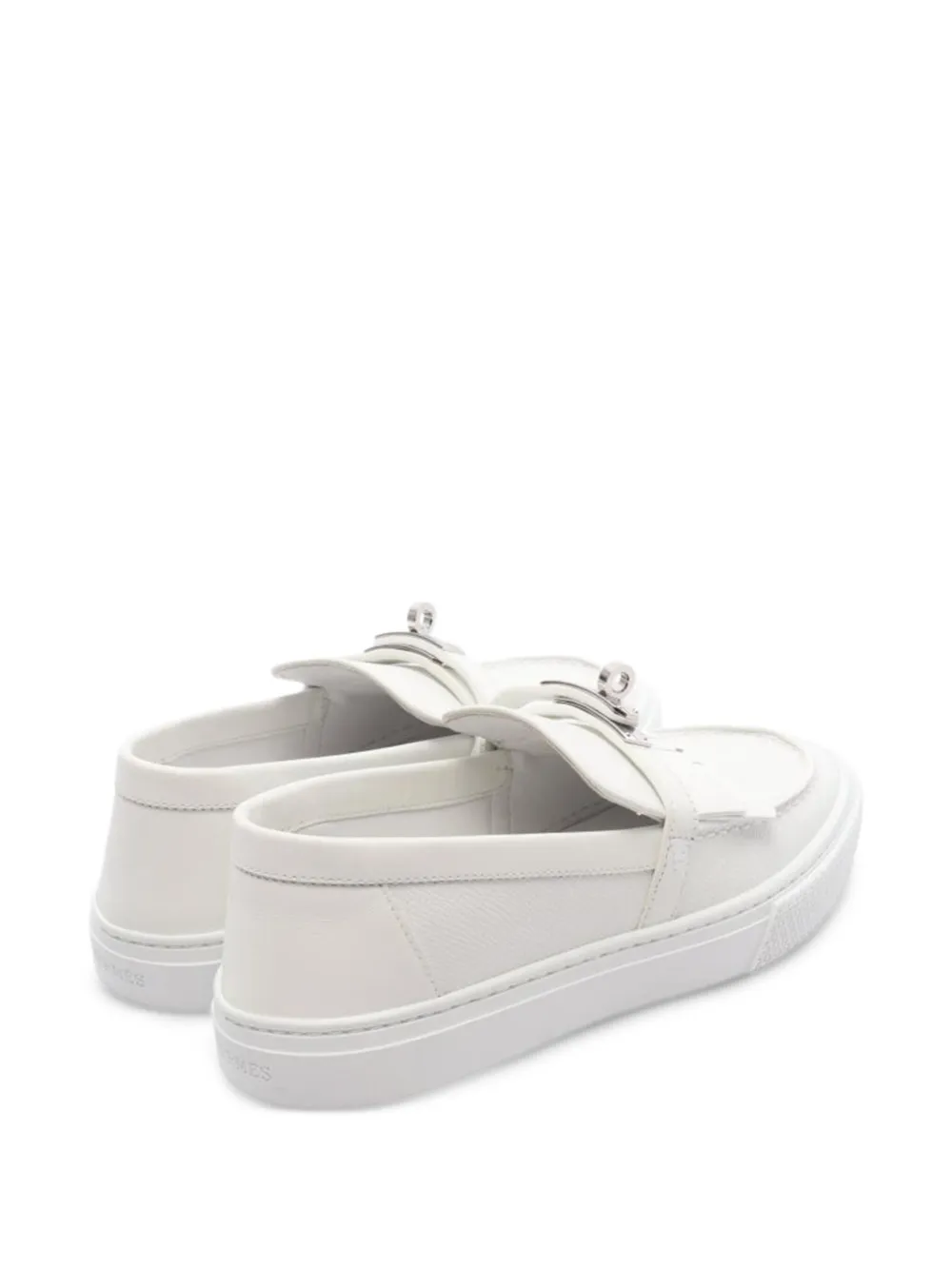 Hermès Pre-Owned Game leren loafers - Wit