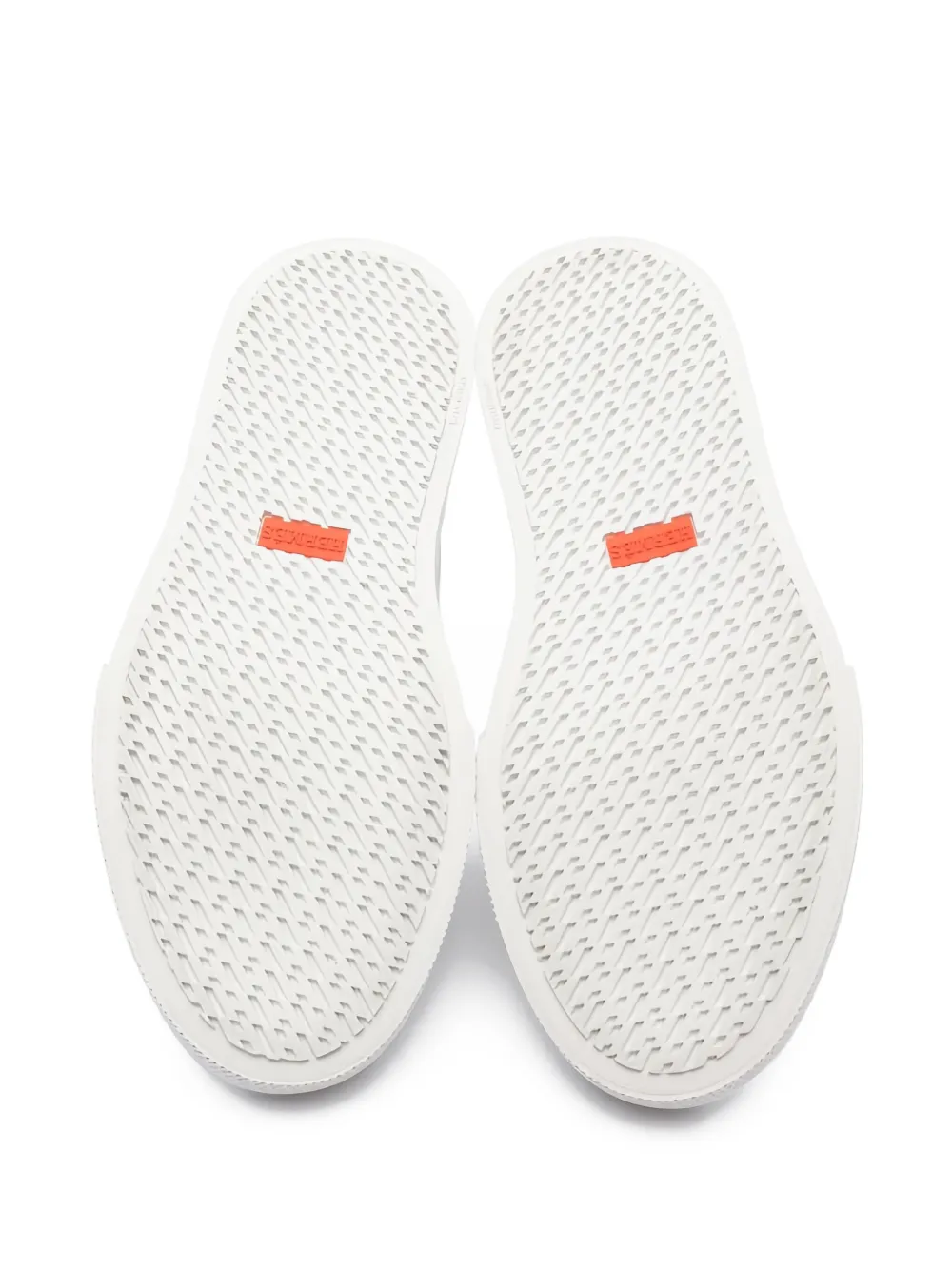 Pre-owned Hermes Game Leather Slip-on Loafers In White