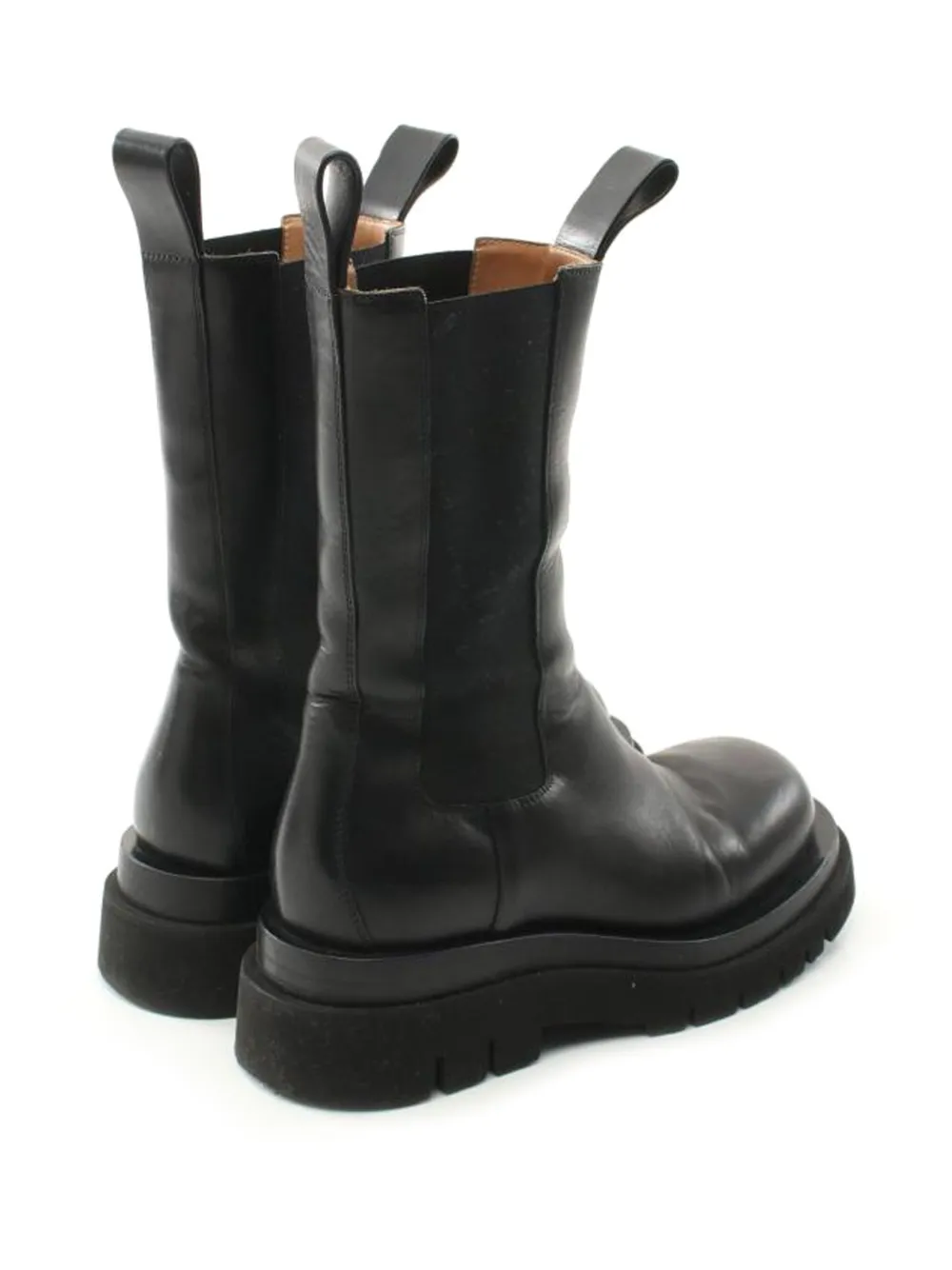 Bottega Veneta Pre-Owned elasticated-panels platform boots | Image 2