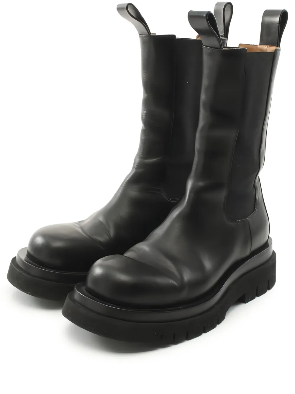 Bottega Veneta Pre-Owned elasticated-panels platform boots | Image 1