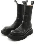 Bottega Veneta Pre-Owned elasticated-panels platform boots - Black