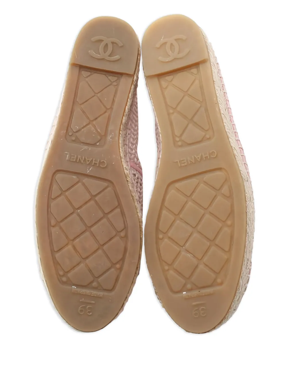 CHANEL Pre-Owned Instappers met mesh vlak - Roze