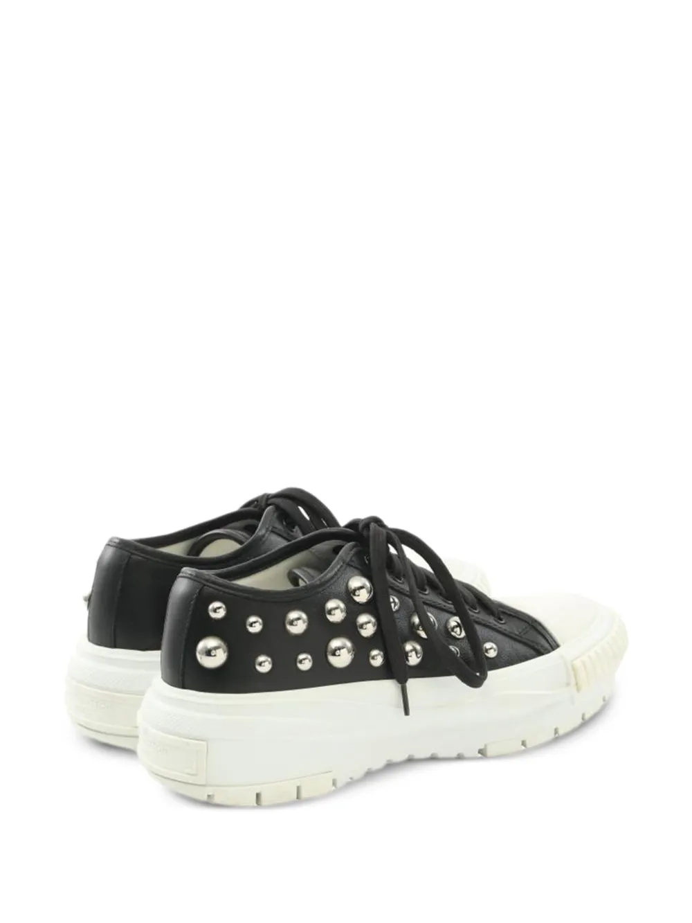 Louis Vuitton Pre-Owned x Yayoi Kusama 2023 leren sneakers verfraaid met studs - Zwart