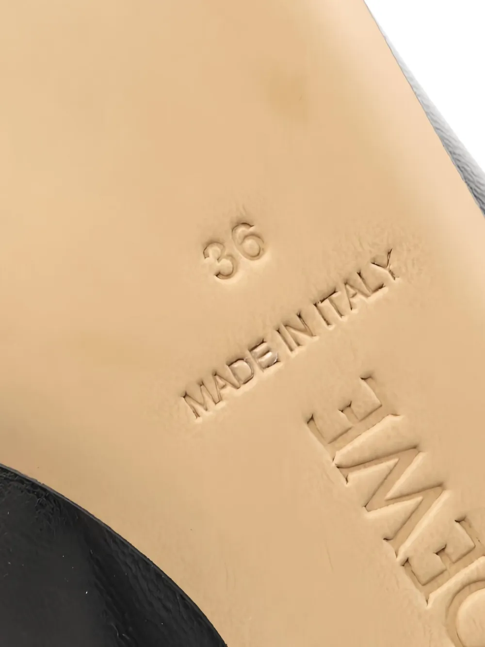 Pre-owned Loewe Toy Leather Slip-ons In Black