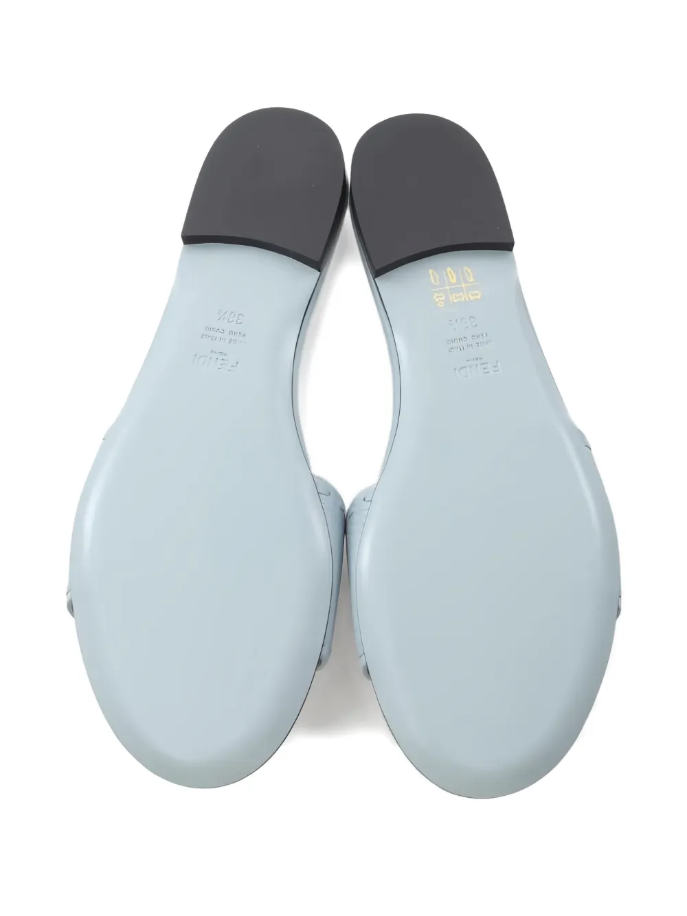 Fendi Pre-Owned Leren sandalen - Blauw