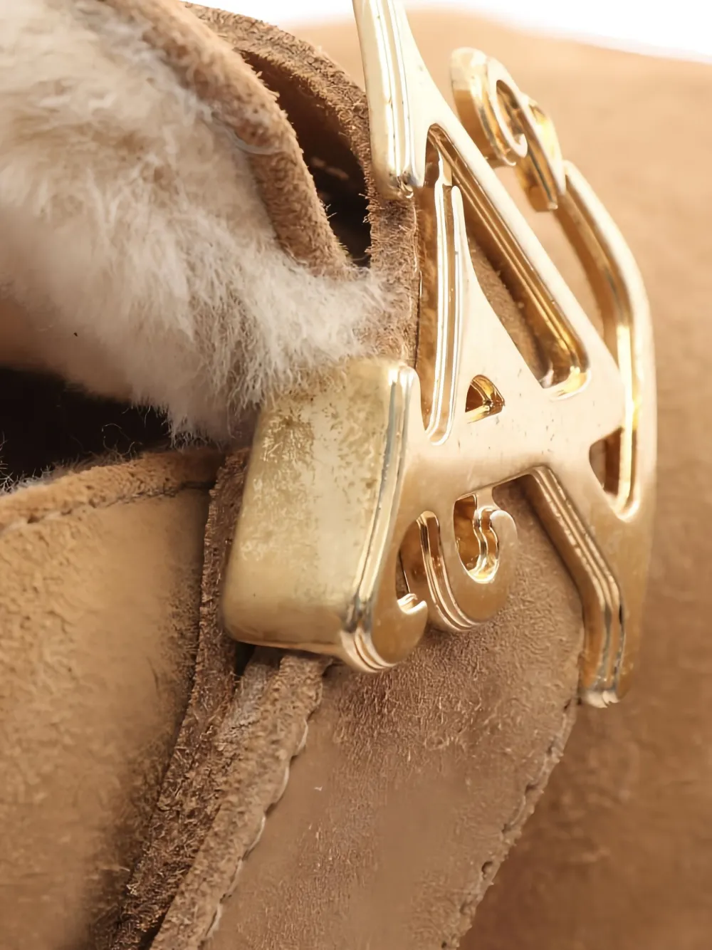 Pre-owned Louis Vuitton X Nigo Logo-buckle Mules In Brown
