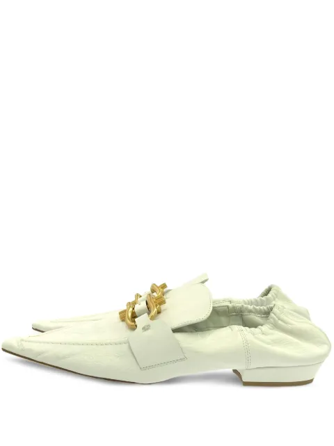 Bottega Veneta Pre-Owned chain-link pointed-toe pumps