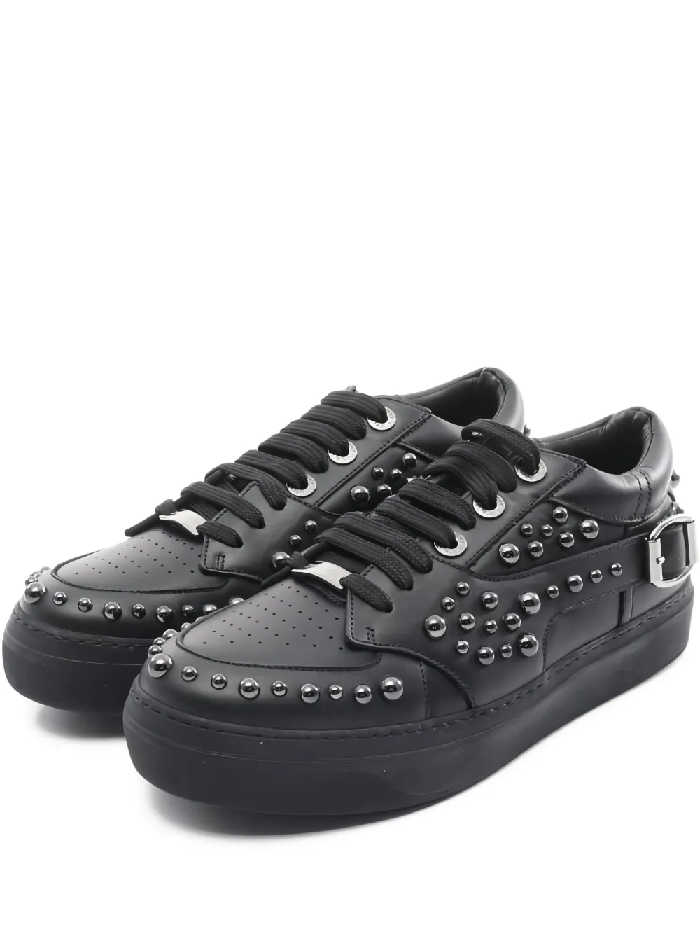 Jimmy Choo Pre-Owned Roman stud-detail sneakers | Black | Image 1