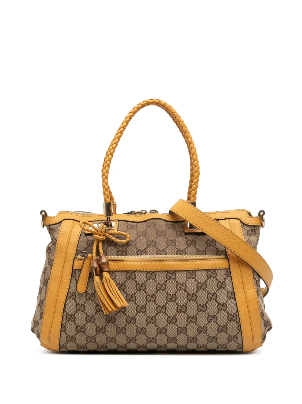 Gucci Pre-Owned 2016-2025 GG Canvas Bella satchel - ブラウン Gucci Pre-Owned 2016-2025 GG Canvas Bella satchel - ブラウン