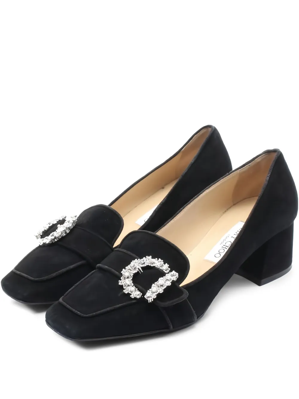 Jimmy Choo Pre-Owned 50mm Cheri suede pumps | Black | Image 1