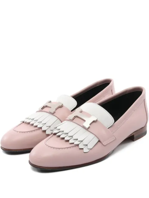 Hermès Pre-Owned Royale fringe-detail moccasins