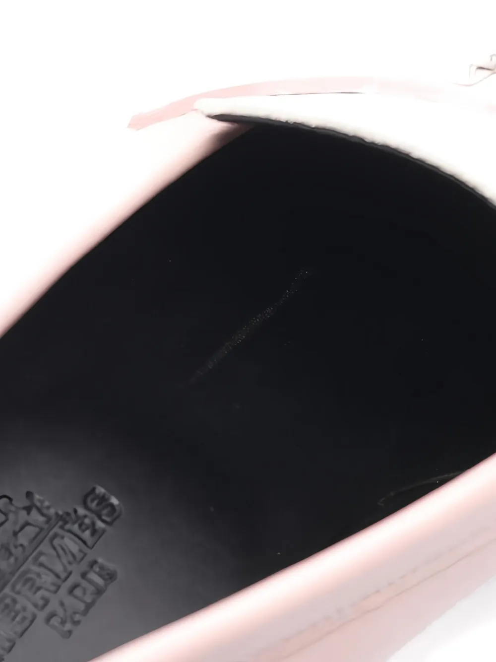 Pre-owned Hermes Royale Fringe-detail Moccasins In Pink