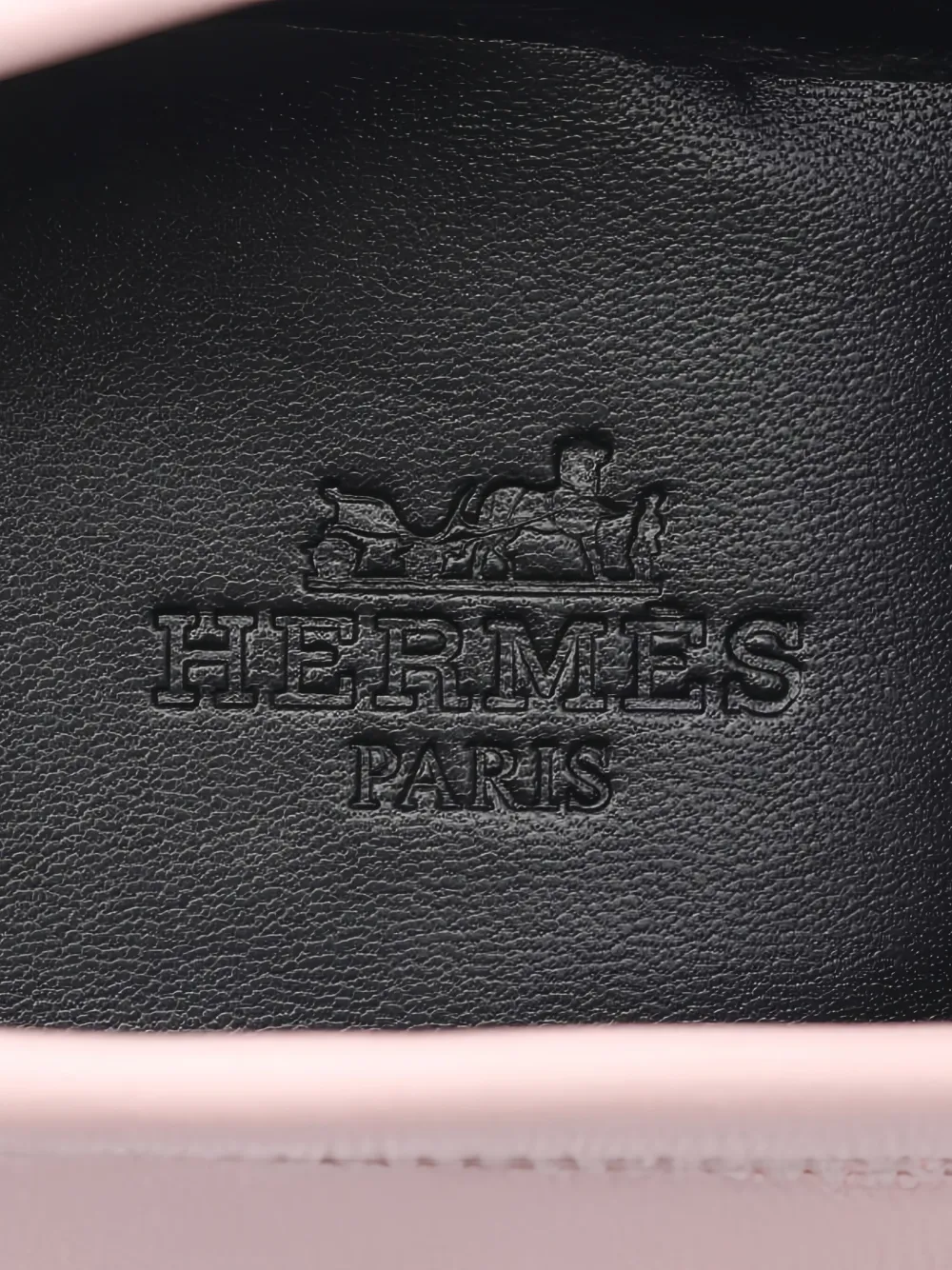 Pre-owned Hermes Royale Fringe-detail Moccasins In Pink