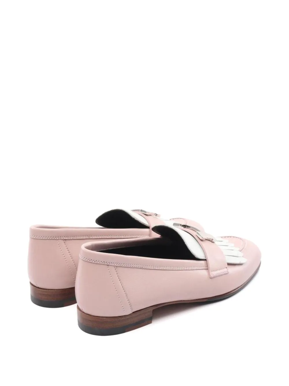 Hermès Pre-Owned Royale mocassins met franje - Roze