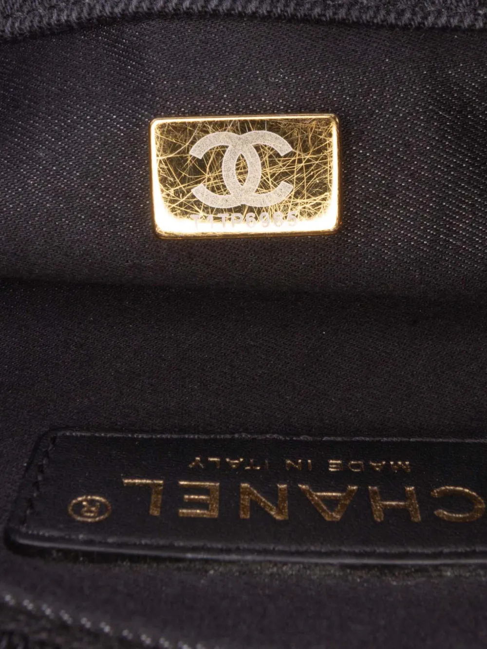CHANEL Pre-Owned 2021-2025 ミディアム キルティング デニム ムード