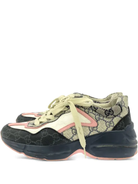 Gucci Pre-Owned سنيكر 'ريثون' بنعل بلاتفورم