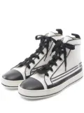 CHANEL Pre-Owned Coco Mark high-top sneakers - White