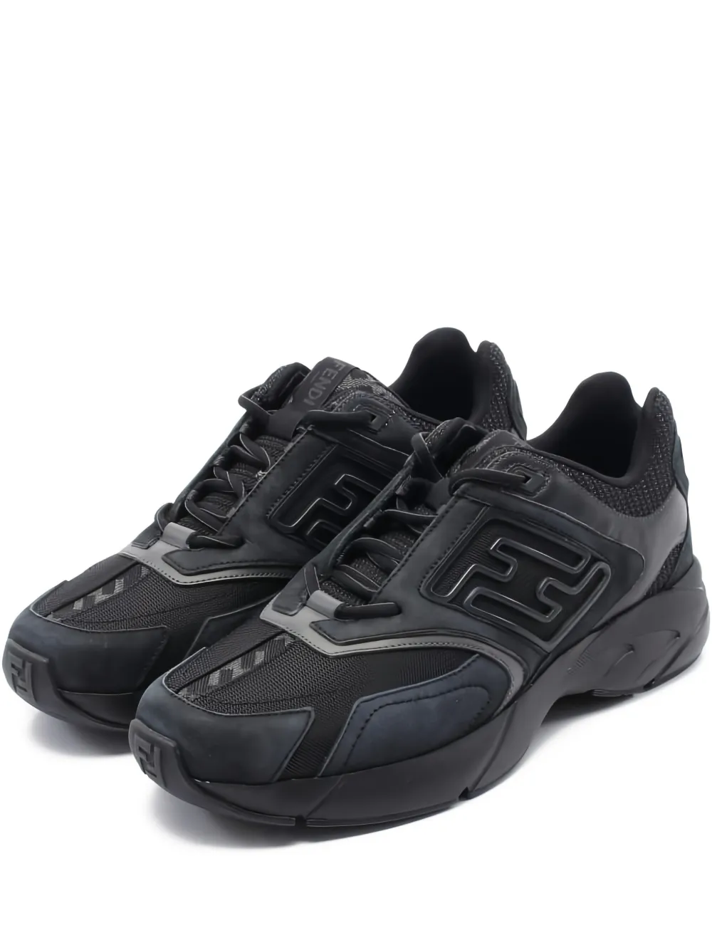 Fendi Pre-Owned سنيكر جلد | أسود | Image 1