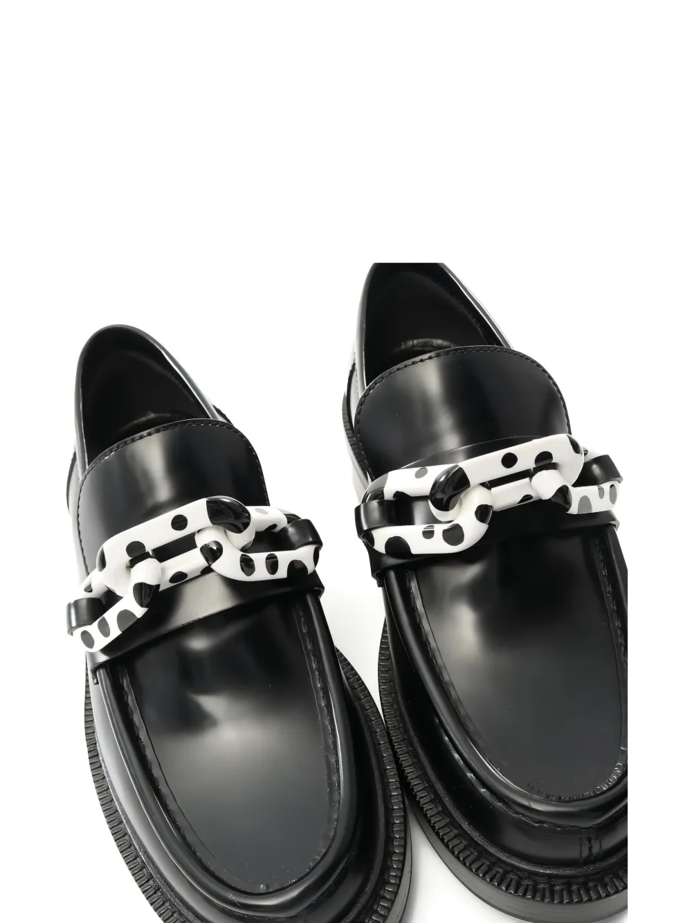Pre-owned Louis Vuitton X Yayoi Kusama Polka-dot Chain Loafers In Multi
