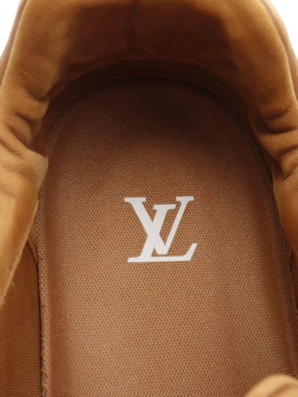 Pre-owned Louis Vuitton Leather Lace-up Sneakers In Brown