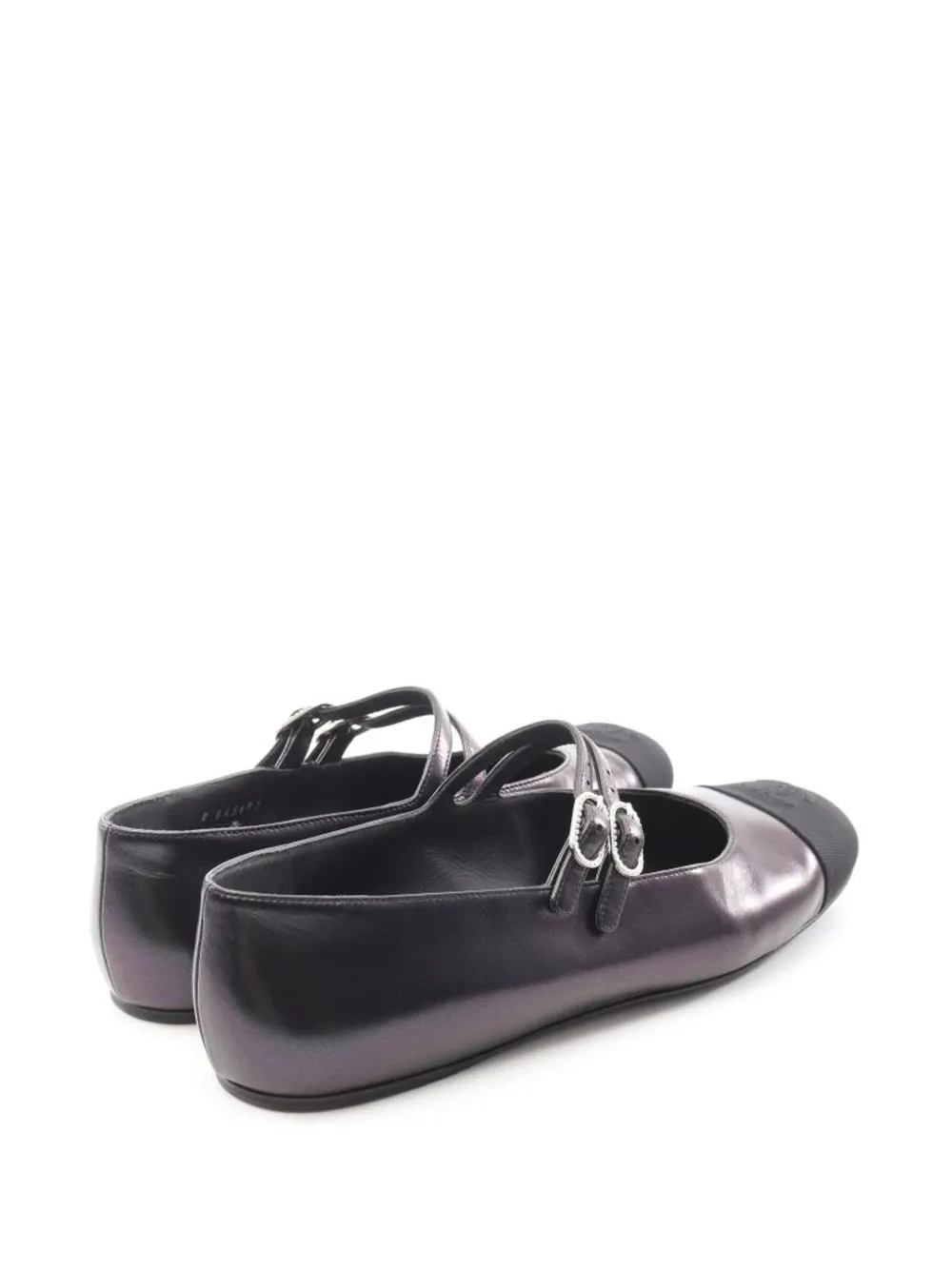 CHANEL Pre-Owned Leren ballerina's - Zwart