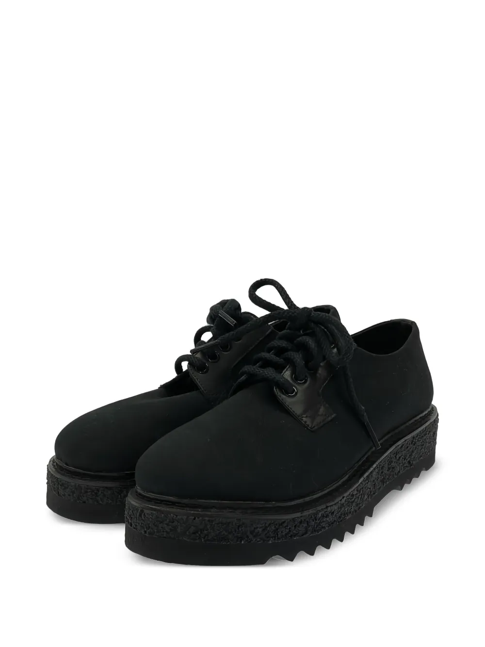 Emporio Armani Pre-Owned canvas platform sneakers | Image 2