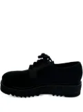 Emporio Armani Pre-Owned canvas platform sneakers - Black