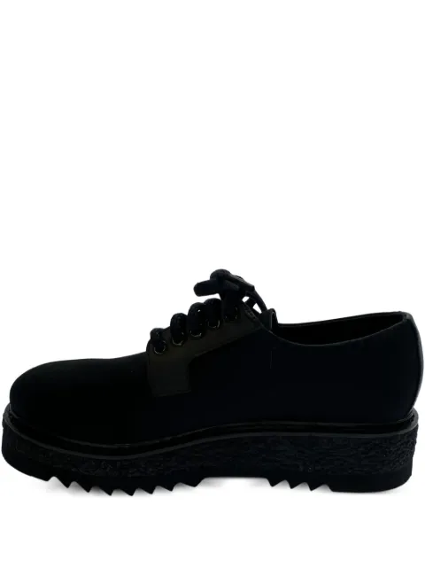 Emporio Armani Pre-Owned canvas platform sneakers