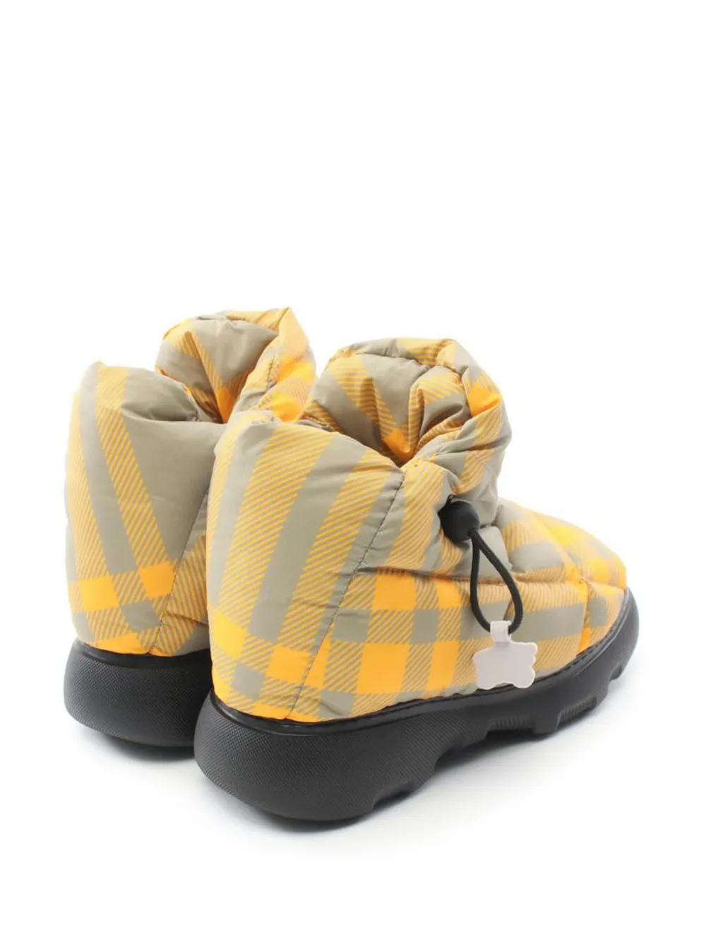 Burberry Pre-Owned check-pattern quilted ankle boots | Image 2