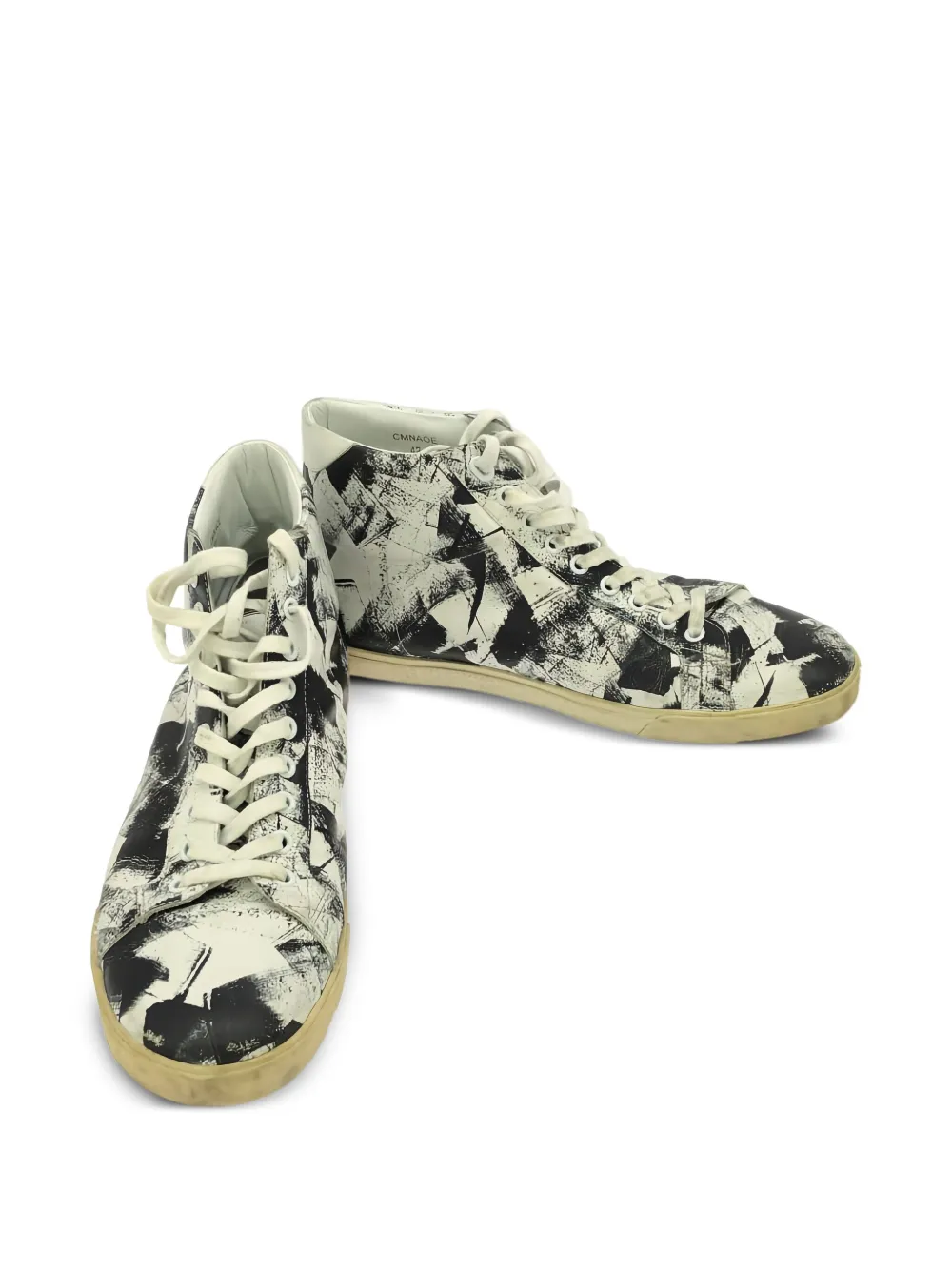 Celine Pre-Owned abstract-print high-top sneakers | Women | Image 2