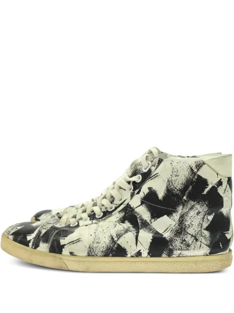 Celine Pre-Owned abstract-print high-top sneakers