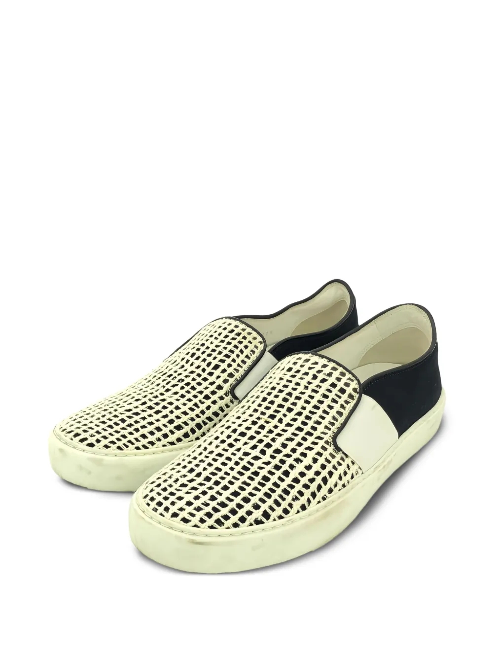 CHANEL Pre-Owned mesh-upper slip-on sneakers | Image 2