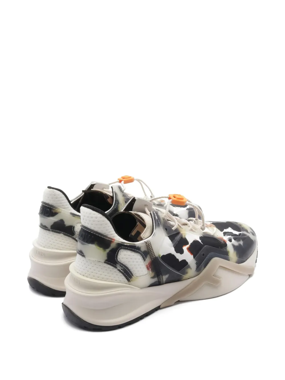 Fendi Pre-Owned Flow abstract-print sneakers | Image 2